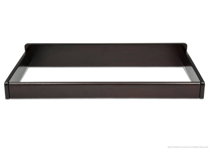 Delta Children Dark Chocolate (207) Changing Top, Front View c1c