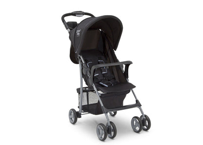 Little Folks Black (001) Classic Tour Stroller by Delta Children, Right Silo View