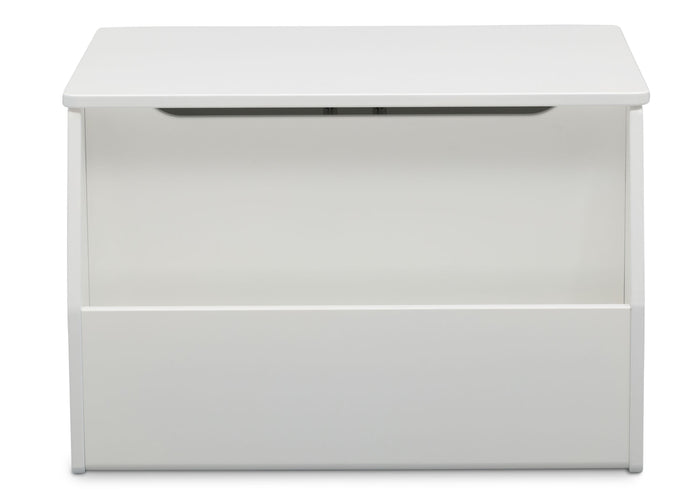 Delta Children Bianca White (130) Nolan Toybox (W101451), Front Facing b4b