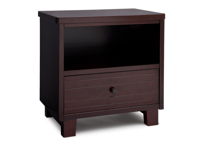 Simmons Kids Black Espresso (907) Rowen Nightstand, Side View b2b