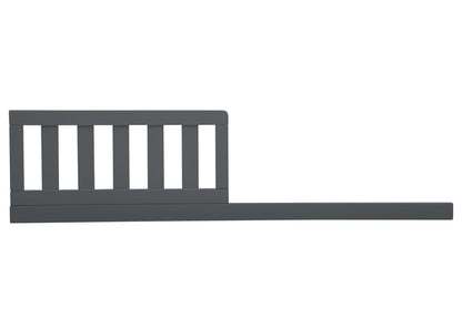 Delta Children Charcoal Grey (029) Daybed/Toddler Guardrail Kit, front view e1e