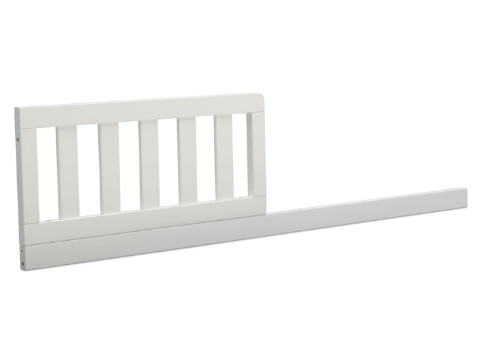 Delta Children Bianca White (130) Daybed/Toddler Guardrail Kit (W102725), Toddler Bed Rail Right Facing, b2b
