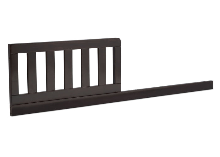 Delta Children Dark Chocolate (207) Daybed/Toddler Guardrail Kit (W102725), Toddler Bed Rail Right Facing, c2c