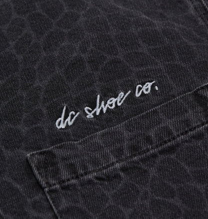 DC Hawkshaw Snake Denim Overshirt - Black