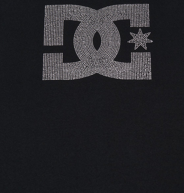 DC Strass Star T-Shirt - Black