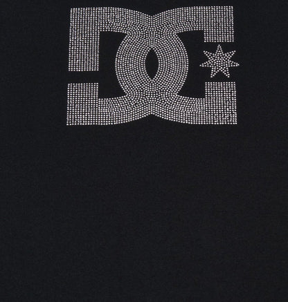 DC Strass Star T-Shirt - Black