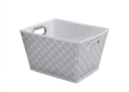Infinity Grey (063) Deluxe Water-Resistant Rectangle Tapered Tote b2b