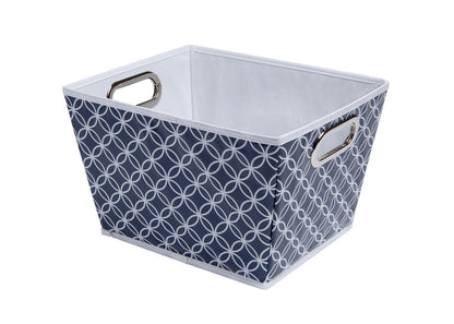 Infinity Navy (417) Deluxe Water-Resistant Rectangle Tapered Tote d2d