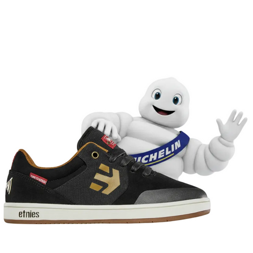 Zwarte Etnies met Michelin Man