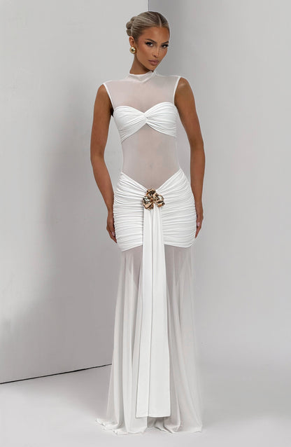Fae Maxi Skirt - White