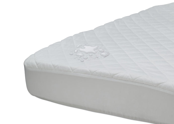 DCB: Beautyrest KIDS Fitted Crib Mattress Pad Corner Detail View No Color (NO)