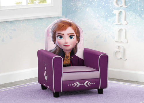 Delta Children Frozen II (1091) Anna Figural Upholstered Kids Chair, Hangtag View Frozen (1091)