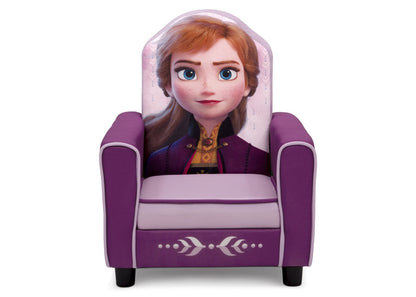 Delta Children Frozen II (1091) Anna Figural Upholstered Kids Chair, Front Silo View Frozen (1091)