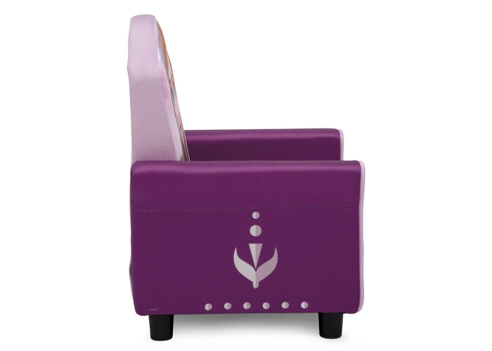 Delta Children Frozen II (1091) Anna Figural Upholstered Kids Chair, Right Side Silo View Frozen (1091)