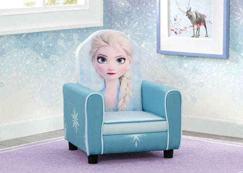 Delta Children Frozen II (1091) Elsa Figural Upholstered Kids Chair, Hangtag View Frozen (1091)