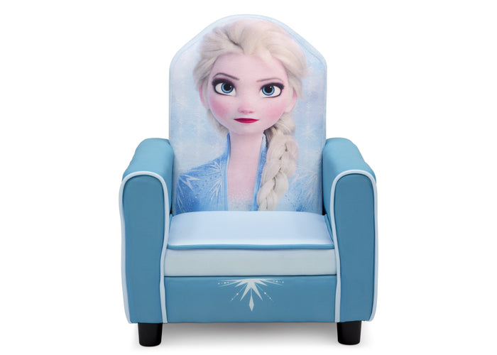 Delta Children Frozen II (1091) Elsa Figural Upholstered Kids Chair, Front Silo View Frozen (1091)