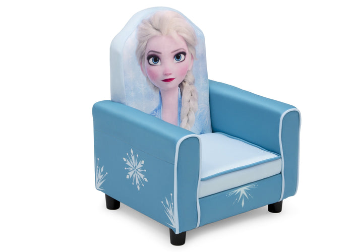 Delta Children Frozen II (1091) Elsa Figural Upholstered Kids Chair, Right Silo View Frozen (1091)