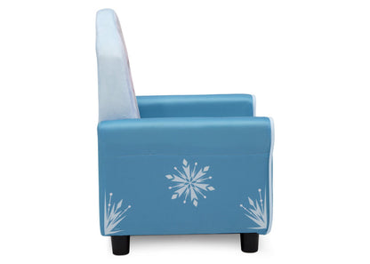 Delta Children Frozen II (1091) Elsa Figural Upholstered Kids Chair, Right Side Silo View Frozen (1091)
