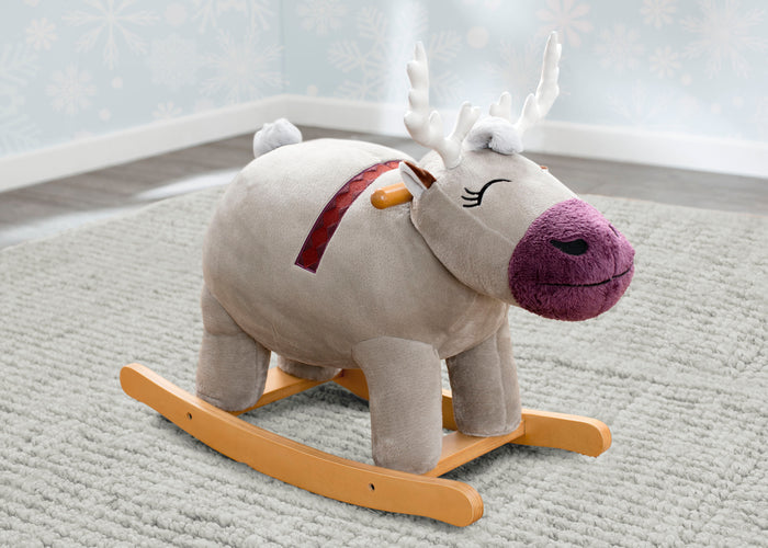 Delta Children Frozen II Sven Plush Rocker, Right Silo View Frozen(1098)