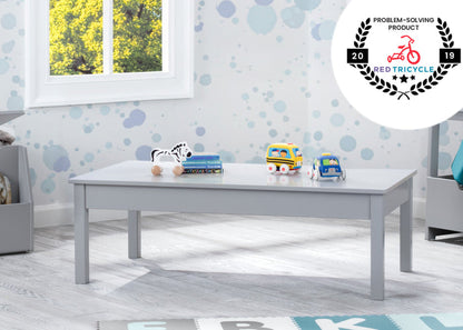 Delta Children Grey 026 Grow-With-Me Table (W101301) hangtag Silo