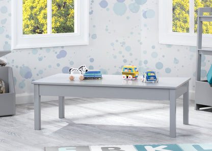 Delta Children Grey (026) Grow-With-Me Table (W101301) hangtag Silo