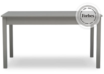 Delta Children Grey 026 Grow-With-Me Table (W101301), Front View, a3a