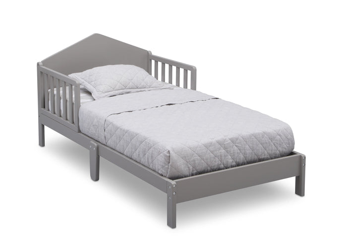 Delta Children Grey (026) Homestead Toddler Bed Right Silo View