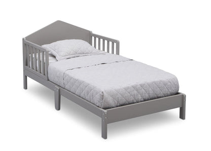 Delta Children Grey (026) Homestead Toddler Bed Right Silo View