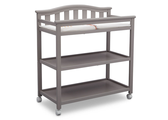 Delta Children Grey (026) Independence Changing Table Side View a3a