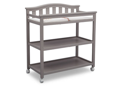 Delta Children Grey (026) Independence Changing Table Side View a3a
