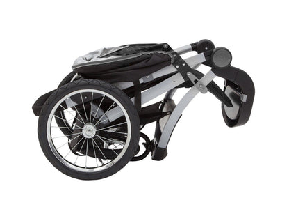 Delta Children J is for Jeep Brand Trek Grey Tonal (0261) Cross Country All Terrain Jogging Stroller Folded a3a