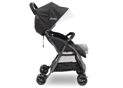 Jeep Ultralight Adventure Stroller by Delta Children, Dusk (2010), with an oversized canopy featuring a pop out SPF 50 sun visor