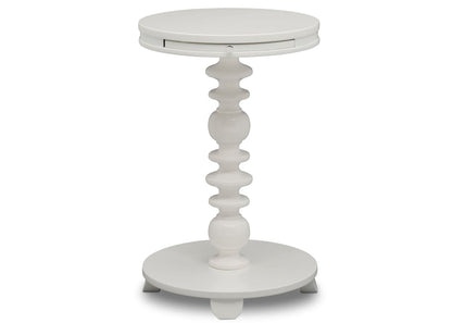 Delta Children Bianca White (130) Emery End/Side Table (531460), Hangtag, b3b