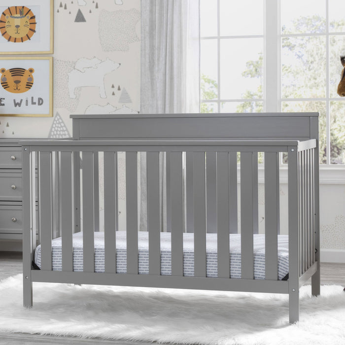 Kingswood 4 in 1 Convertible Baby Crib Grey 026