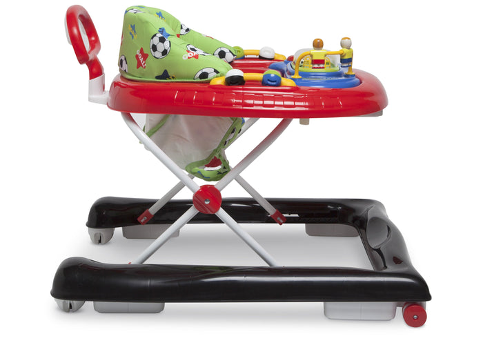 Delta Children Soccer (2061) Lil Goal Keeper 2-in-1 Baby Walker, Side Silo View