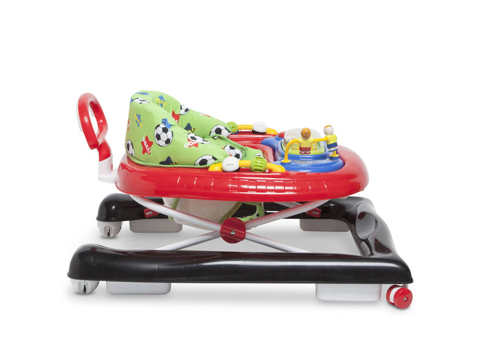 Delta Children Soccer (2061) Lil Goal Keeper 2-in-1 Baby Walker, Side Silo Middle Height View