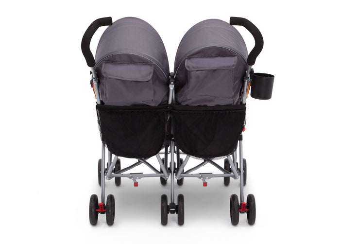 LX Pkus Side x Side Double Stroller Maze (817), Back View