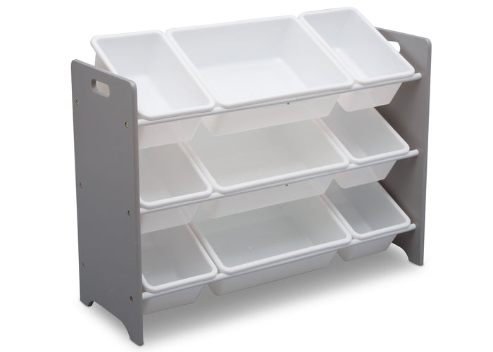 Delta Children Grey (026) MySize 9 Bin Plastic Toy Organizer