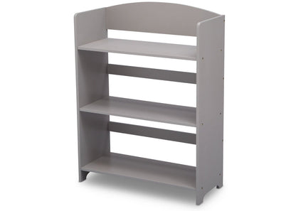 Delta Children Grey (026) MySize Bookshelf, Left Angle, a4a