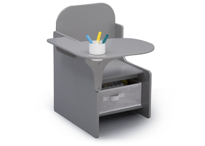 Delta Children MySize Chair Desk Grey (026) Right Silo View