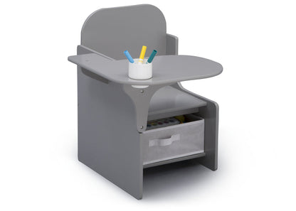Delta Children MySize Chair Desk Grey (026) Right Silo View