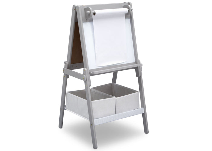 Delta Children Grey (026) MySize Double-Sided Storage Easel, Right Angle, a2a