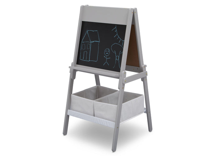 Delta Children Grey (026) MySize Double-Sided Storage Easel