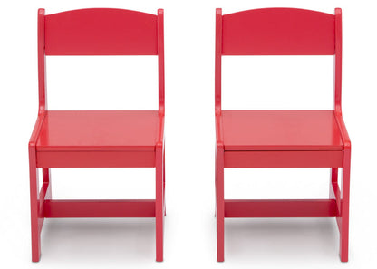 MySize Wood Kids Chairs for Playroom Watermelon (032C)
