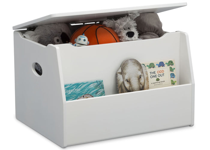 Delta Children Bianca White (130) Nolan Toybox (W101451), Right Silo with Props, b3b