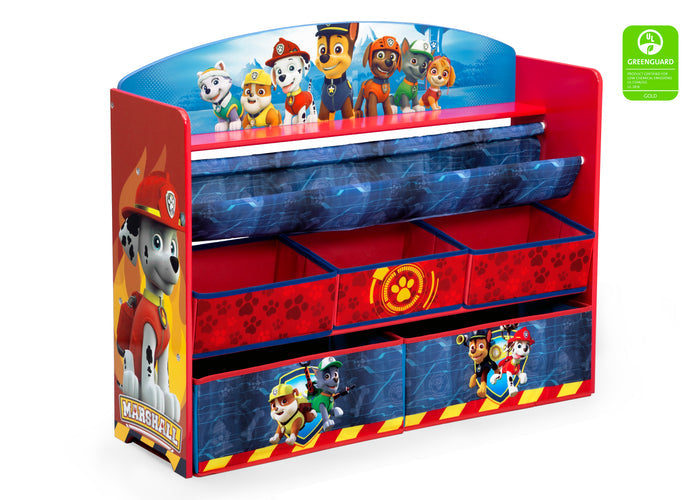 Delta Children Paw Patrol (1121) Deluxe Book and Toy Organizer (TB83271PW) Right Silo, a2a