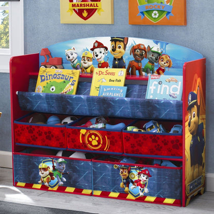 Delta Children Paw Patrol (1121) Deluxe Book and Toy Organizer (TB83271PW)