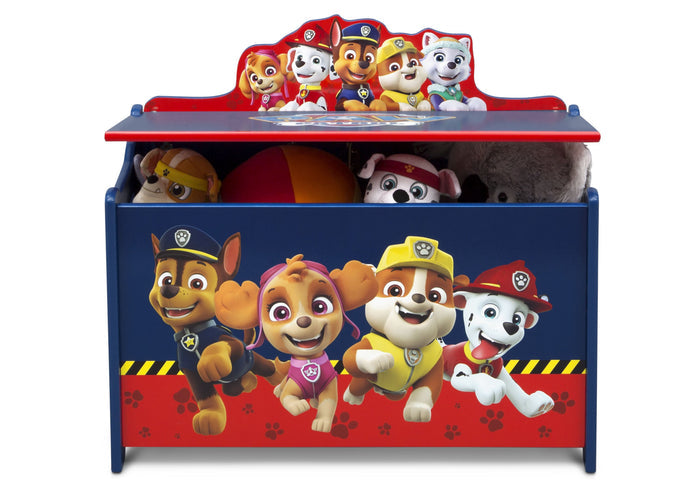 TB87207PW paw patrol wooden toy box front props hi res