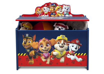 TB87207PW paw patrol wooden toy box front props hi res