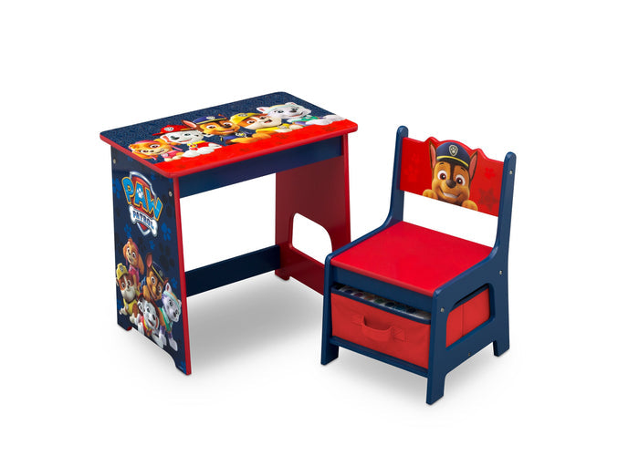 PAW Patrol Kids Wood Desk and Chair Set (1121)